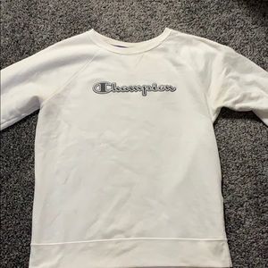 white champion sweatshirt!!!